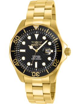 Invicta Pro Diver 14356 Men's Watch - Quartz Movement - Stainless Steel with Black Dial - 47 mm