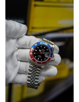 Invicta Pro Diver 29176 Herrenuhr - Automatikwerk - Edelstahl mit schwarzem Zifferblatt - 42 mm