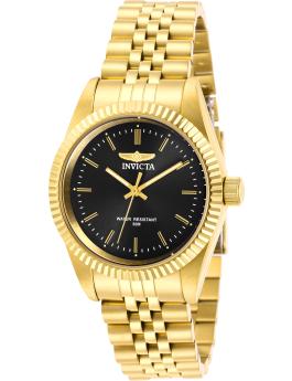 Invicta Specialty 29406 Damenuhr - Quarzwerk - Edelstahl mit schwarzem Zifferblatt - 36 mm