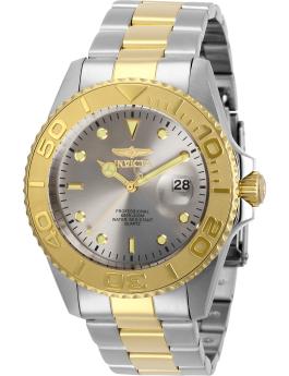 Invicta Pro Diver 29950 Men's Watch - Quartz Movement - Stainless Steel with Grey Dial - 43 mm