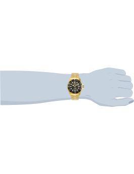 Invicta Pro Diver 30026 Herrenuhr - Quarzwerk - Edelstahl mit schwarzem Zifferblatt - 43 mm