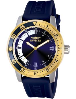 Invicta Specialty 12847 Orologio da Uomo - Movimento al Quarzo - Acciaio Inossidabile con Quadrante Blu - 45 mm
