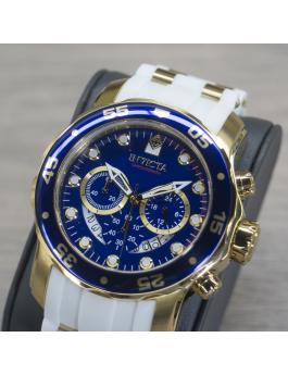 Invicta Pro Diver - SCUBA 20288 Reloj de Hombre - Movimiento de Cuarzo - Acero Inoxidable con Esfera Azul - 48 mm