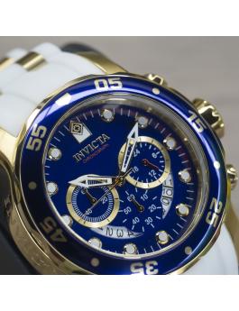 Invicta Pro Diver - SCUBA 20288 Reloj de Hombre - Movimiento de Cuarzo - Acero Inoxidable con Esfera Azul - 48 mm