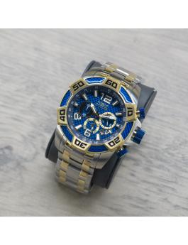 Invicta Pro Diver - SCUBA 25855 Reloj de hombre - Movimiento de cuarzo - Acero inoxidable con esfera azul - 50 mm