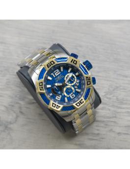 Invicta Pro Diver - SCUBA 25855 Reloj de hombre - Movimiento de cuarzo - Acero inoxidable con esfera azul - 50 mm