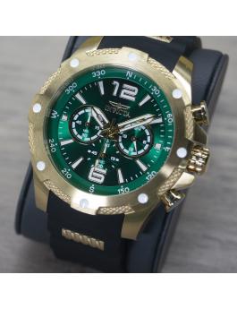 Invicta I-Force 19661 Relógio Masculino - Movimento Quartz - Aço Inoxidável com Mostrador Verde - 50 mm