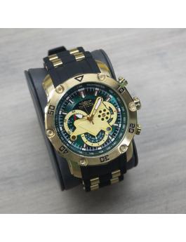 Invicta Pro Diver - SCUBA 23425 Orologio da uomo - Movimento al quarzo - Acciaio inossidabile con quadrante verde - 50 mm