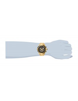 Invicta Speedway 28658 Orologio da Uomo - Movimento al Quarzo - Acciaio Inossidabile con Quadrante Nero - 50 mm