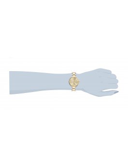 Invicta Angel 27435 Relógio Feminino - Movimento Quartz - Aço Inoxidável com Mostrador Dourado - 38 mm
