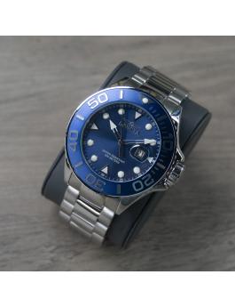 Invicta Pro Diver 28766 Herrenuhr - Quarzwerk - Edelstahl mit blauem Zifferblatt - 50 mm