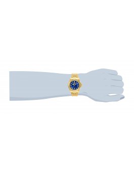 Invicta Pro Diver 30097 Herren Uhr - Automatisches Uhrwerk - Edelstahl mit Blauem Zifferblatt - 42 mm