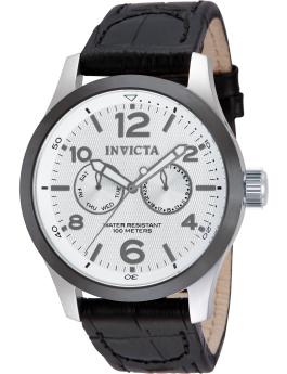 Invicta I-Force 13009 Relógio Masculino - Movimento Quartzo - Aço Inoxidável com Mostrador Prata - 48 mm