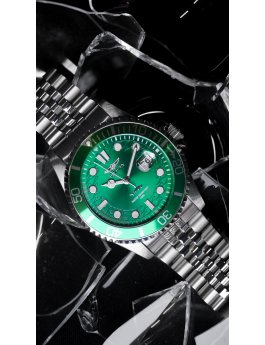 Invicta Pro Diver 30611 Reloj para Hombre - Movimiento de Cuarzo - Acero Inoxidable con Esfera Verde - 43 mm