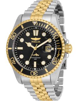 Invicta Pro Diver 30618 Relógio Masculino - Movimento Quartz - Aço Inoxidável com Mostrador Preto - 43 mm