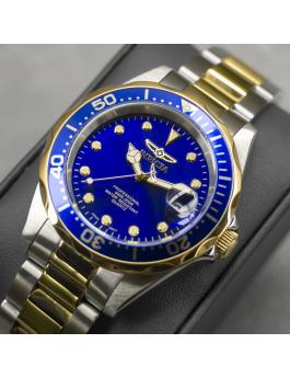 Invicta Pro Diver 17050 Montre Homme - Mouvement Quartz - Acier Inoxydable avec Cadran Bleu - 37 mm