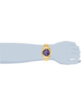 Invicta Connection 28682 Reloj de Hombre - Movimiento de Cuarzo - Acero Inoxidable con Esfera Azul - 43 mm