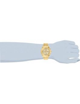 Invicta Connection 28683 Reloj de Hombre - Movimiento de Cuarzo - Acero Inoxidable con Esfera Dorada - 43 mm