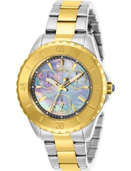 Invicta Angel 29112 Orologio da Donna - Movimento al Quarzo - Acciaio Inossidabile con Quadrante in Perla - 38 mm