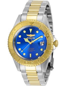 Invicta Pro Diver 29942 Reloj de Hombre - Movimiento de Cuarzo - Acero Inoxidable con Esfera Azul - 37 mm