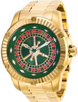 Invicta Specialty 28710 Reloj para Hombre - Movimiento Automático - Acero Inoxidable con Esfera Verde - 52 mm
