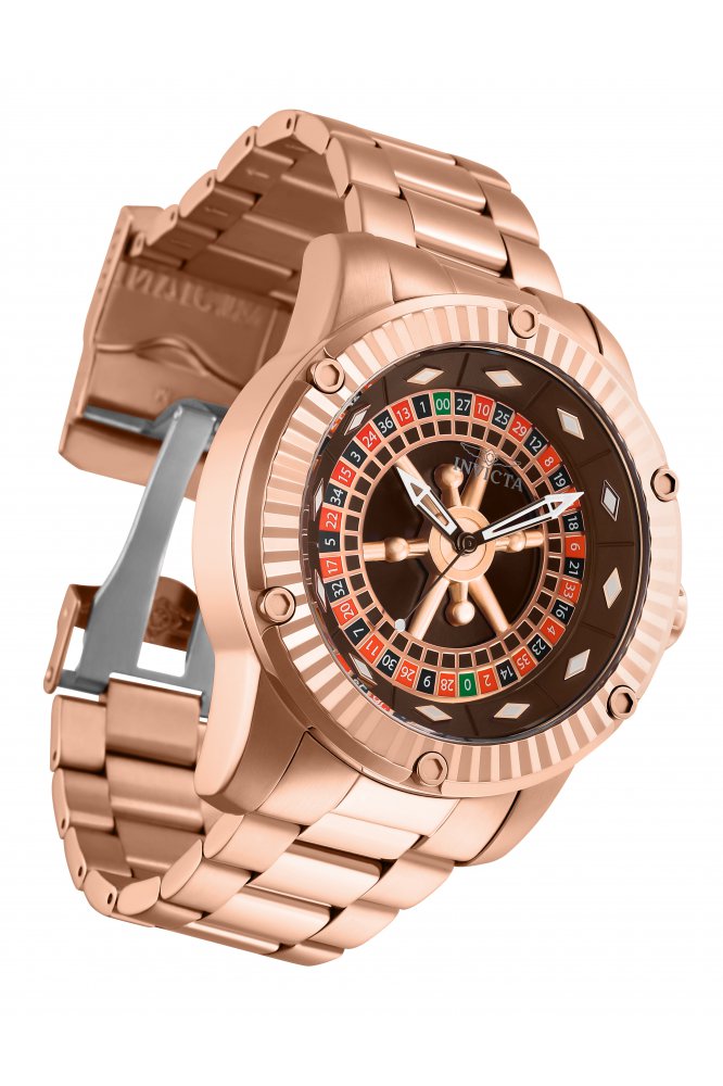 Invicta Specialty 28711 Reloj de Hombre - Movimiento Automático - Acero Inoxidable con Esfera Marrón - 52 mm