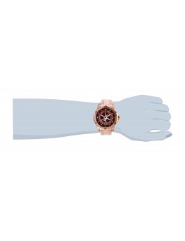 Invicta Specialty 28711 Reloj de Hombre - Movimiento Automático - Acero Inoxidable con Esfera Marrón - 52 mm