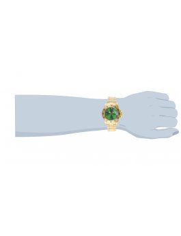 Invicta Connection 28665 Reloj de Hombre - Movimiento Automático - Acero Inoxidable con Esfera Verde - 40 mm