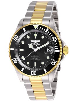 Invicta Connection 28663 Orologio da Uomo - Movimento Automatico - Acciaio Inossidabile con Quadrante Nero - 40 mm