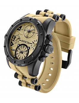 Invicta Coalition Forces 31139 Herrenarmbanduhr - Quarzwerk - Edelstahl mit braunem Zifferblatt - 50 mm