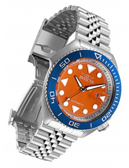 Invicta Pro Diver 30413 Men's Watch - Automatic Movement - Stainless Steel with Orange Dial - 47 mm