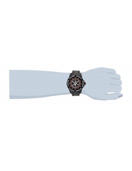 Invicta Specialty 28715 Relógio Masculino - Movimento Automático - Aço Inoxidável com Mostrador Preto - 52 mm