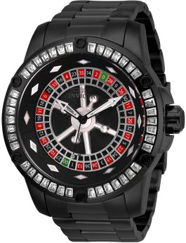 Invicta Specialty 28715 Herrenuhr - Automatikwerk - Edelstahl mit schwarzem Zifferblatt - 52 mm