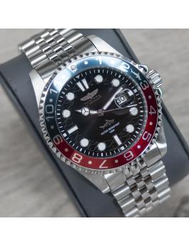 Invicta Pro Diver 30619 Reloj de Hombre - Movimiento de Cuarzo - Acero Inoxidable con Esfera Negra - 43 mm