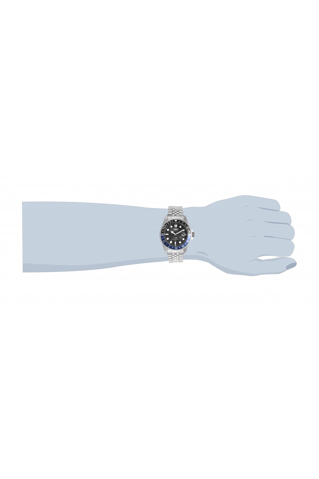 Invicta Pro Diver 30620 Reloj de Hombre - Movimiento de Cuarzo - Acero Inoxidable con Esfera Negra - 43 mm
