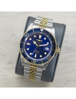 Invicta Pro Diver 30093 Reloj de Hombre - Movimiento Automático - Acero Inoxidable con Esfera Azul - 42 mm