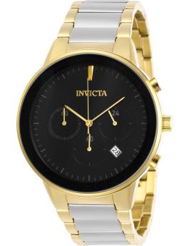 Invicta Specialty 29478 Reloj de Hombre - Movimiento de Cuarzo - Acero Inoxidable con Esfera Negra - 43 mm