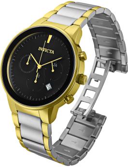 Invicta Specialty 29478 Reloj de Hombre - Movimiento de Cuarzo - Acero Inoxidable con Esfera Negra - 43 mm