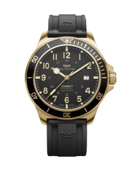 Glycine Combat Sub GL0292 Men's Watch - Automatic Movement - Stainless Steel with Black Dial - 46 mm