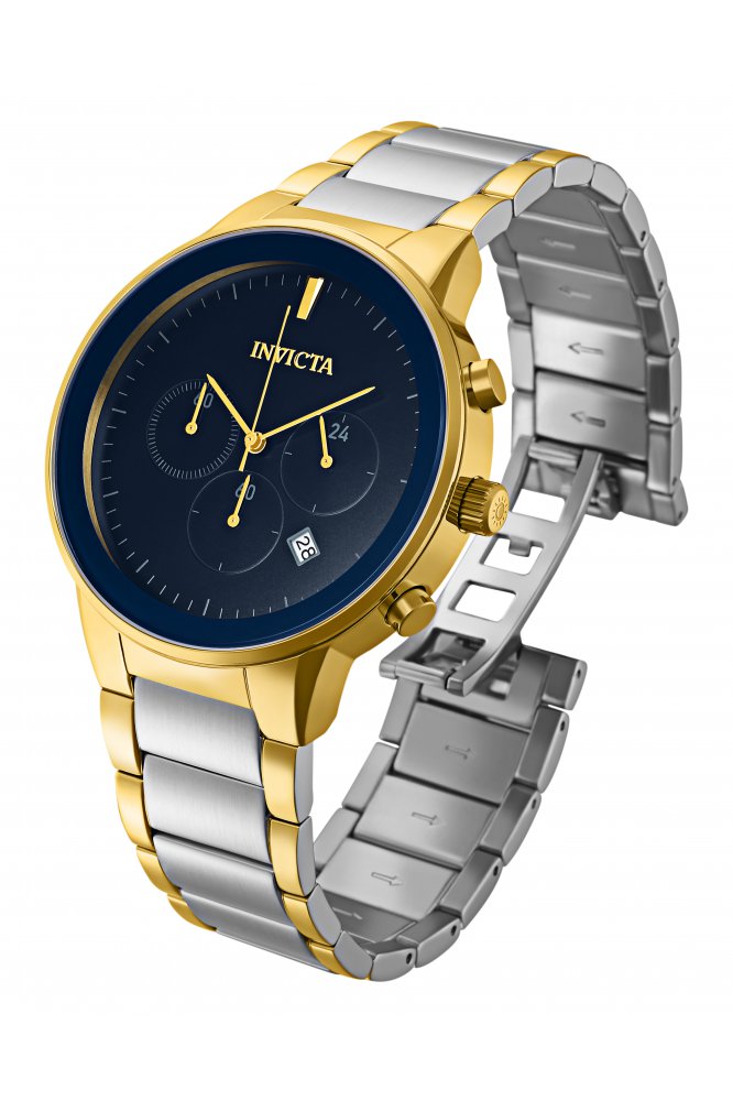 Invicta Specialty 29479 Reloj de Mujer - Movimiento de Cuarzo - Acero Inoxidable con Esfera Azul - 43 mm