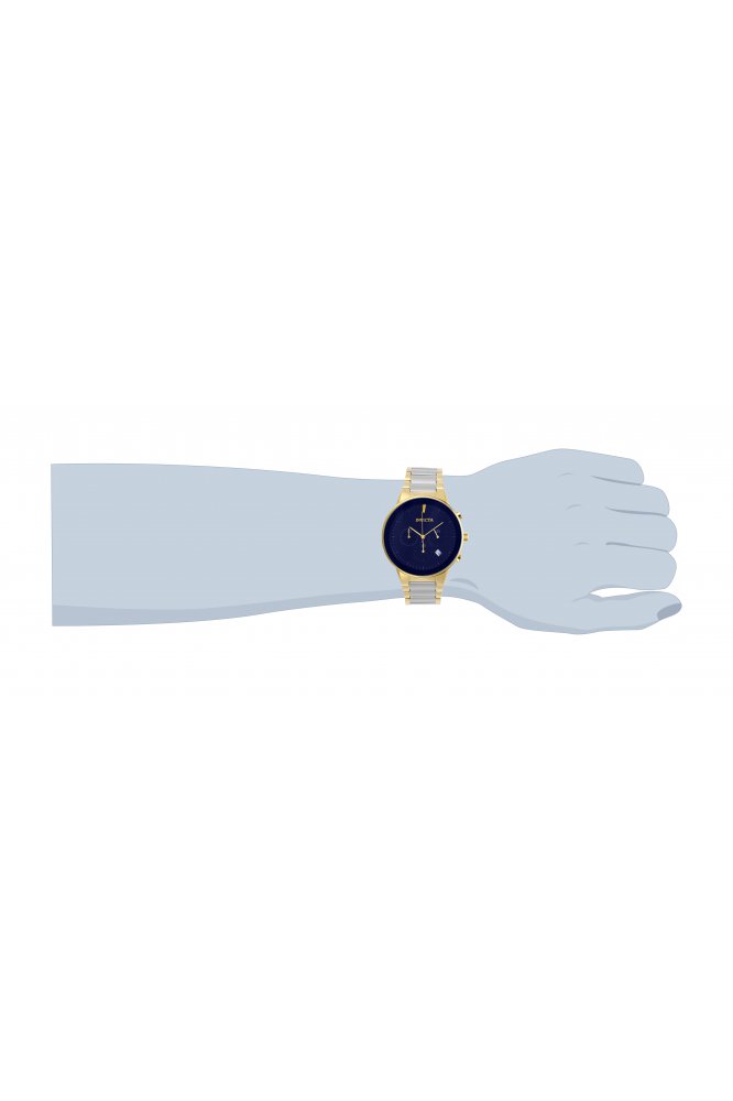 Invicta Specialty 29479 Reloj de Mujer - Movimiento de Cuarzo - Acero Inoxidable con Esfera Azul - 43 mm