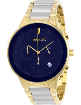Invicta Specialty 29479 Zegarek damski - Mechanizm kwarcowy - Stal nierdzewna z niebieską tarczą - 43 mm