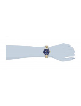 Invicta Pro Diver 30481 Reloj de Mujer - Movimiento de Cuarzo - Acero Inoxidable con Esfera Azul - 38 mm