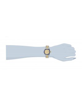 Invicta Pro Diver 30482 Reloj de Mujer - Movimiento de Cuarzo - Acero Inoxidable con Esfera de Oro Rosa - 38 mm