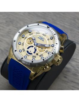 Invicta Speedway 20307 Reloj de Hombre - Movimiento de Cuarzo - Acero Inoxidable con Esfera Dorada - 50 mm