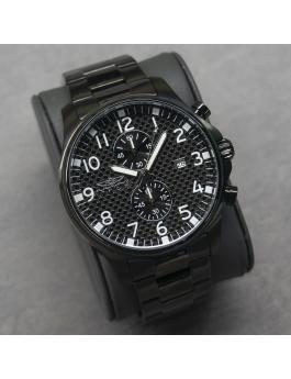Invicta Specialty 0383 Men's Watch - Quartz Movement - Stainless Steel with Black Dial - 48 mm