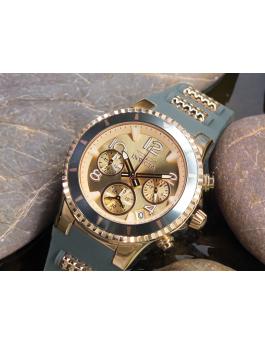 Invicta BLU 24189 Relógio Feminino - Movimento de Quartzo - Aço Inoxidável com Mostrador em Ouro Rosa - 39 mm