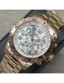Invicta Specialty 11368 Relógio Masculino - Movimento de Quartzo - Aço Inoxidável com Mostrador Prateado - 45 mm