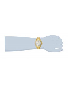 Invicta Specialty 11369 Reloj de Hombre - Movimiento de Cuarzo - Acero Inoxidable con Esfera Plateada - 45 mm