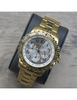 Invicta Specialty 11369 Reloj de Hombre - Movimiento de Cuarzo - Acero Inoxidable con Esfera Plateada - 45 mm